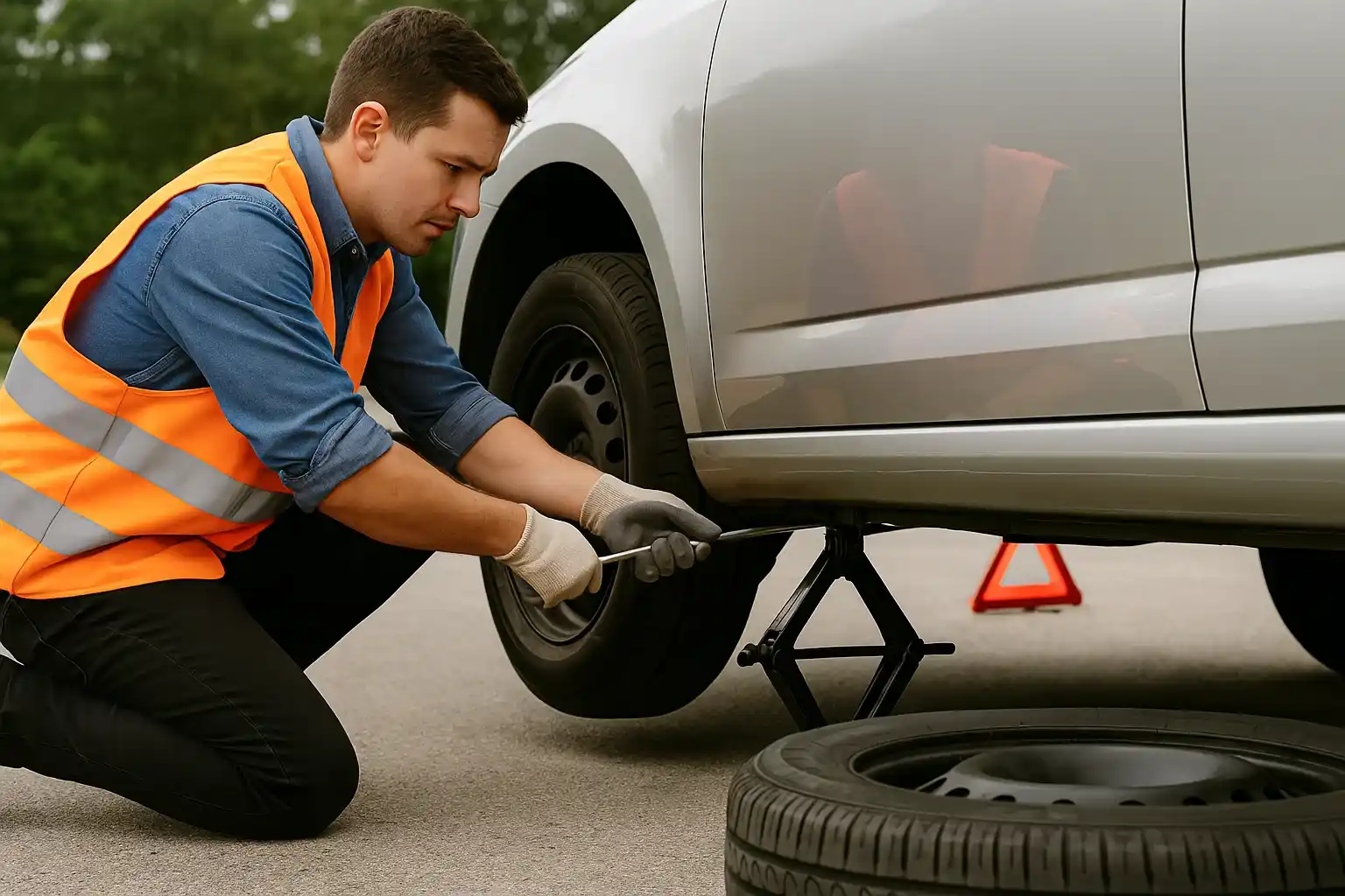 Cómo cambiar una llanta de carro paso a paso (guía práctica y segura)