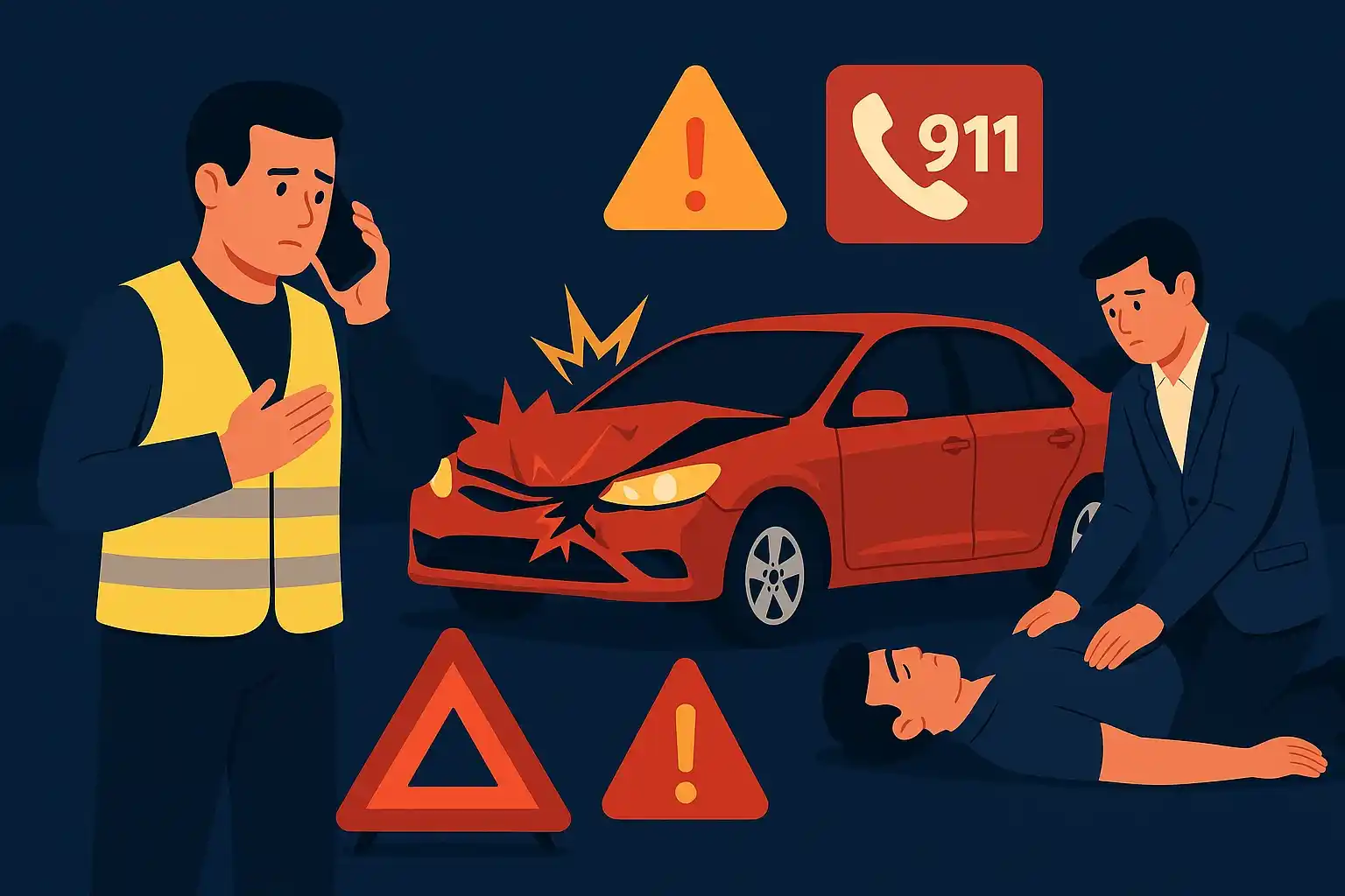 Qué hacer en un accidente de carro (Guía completa paso a paso)