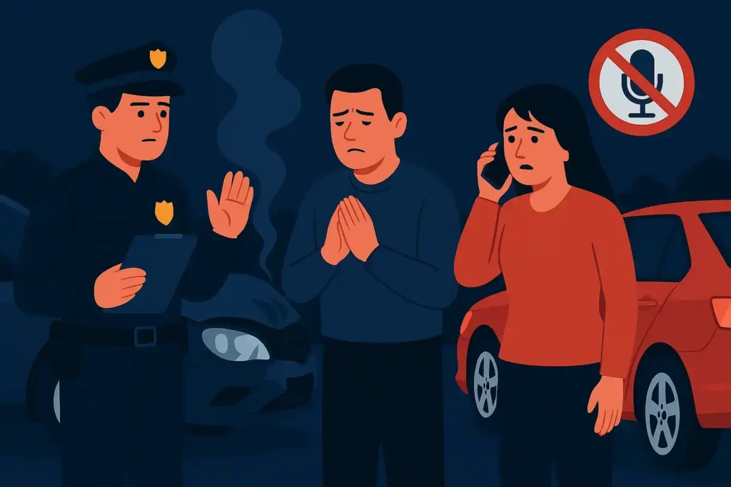 Qué no hacer tras un accidente