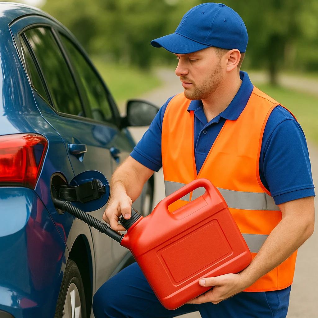 Recarga de combustible en carretera cerca de mi ubicación: servicio 24 horas a domicilio en español