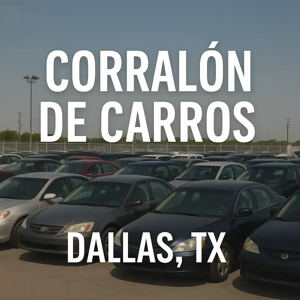 Corralón de carros Dallas, TX