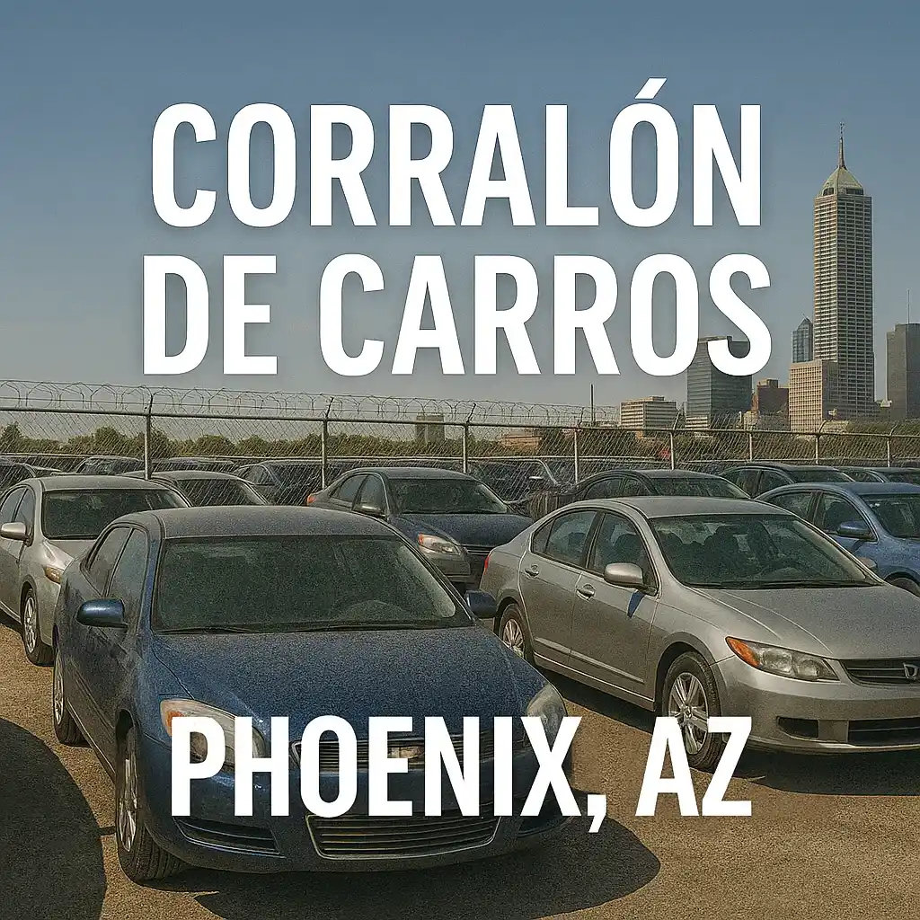 corralón de carros Phoenix, AZ
